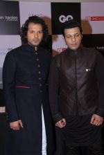 Amaan Ali Khan, Ayaan Ali Khan at GQ Fashion Nights Red Carpet on 1st Dec 2015